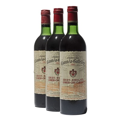 Lot 29 - 9 bottles 1982 Ch Canon la Gaffeliere