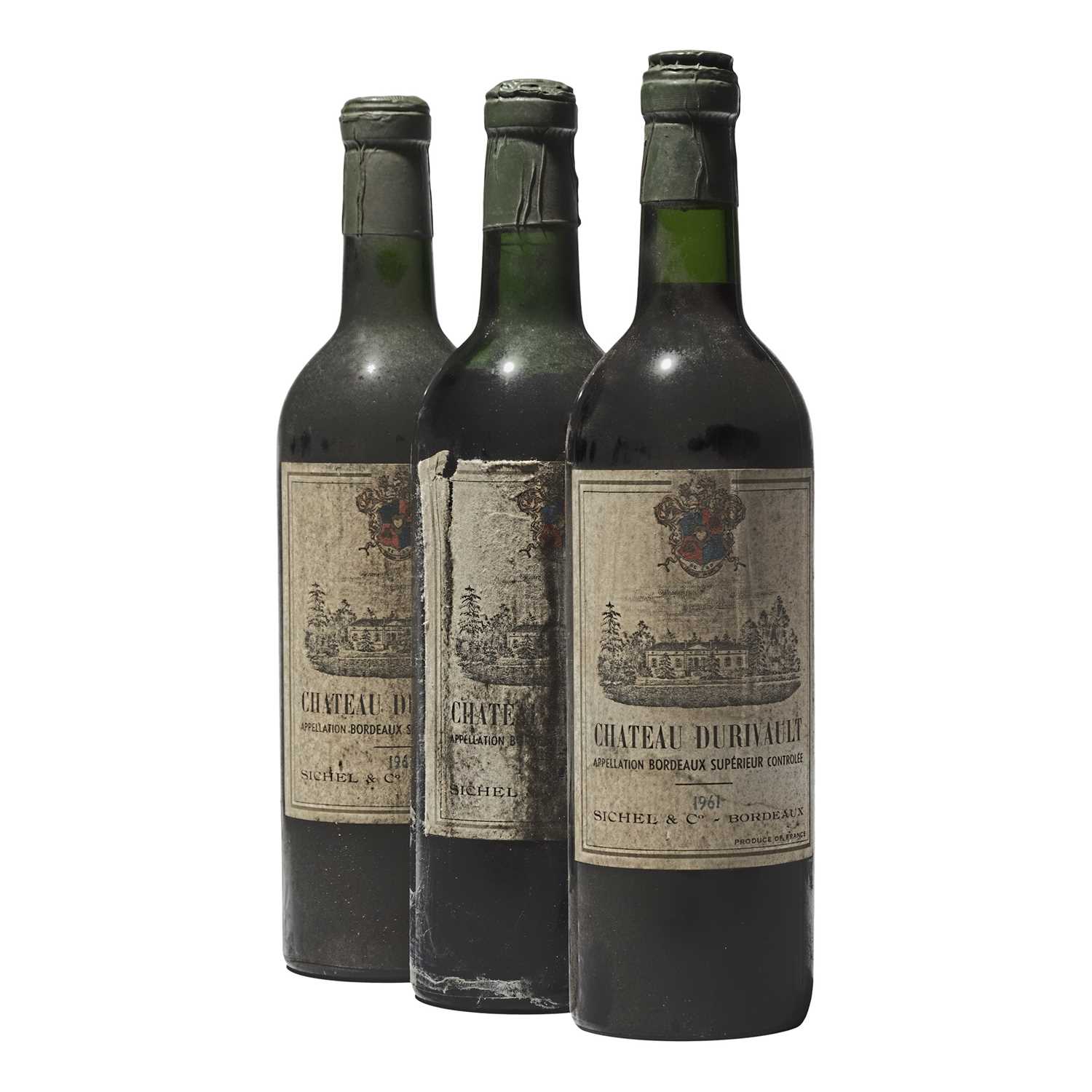 Lot 31 - 9 bottles 1961 Ch Durivault