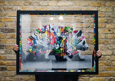 Lot 286 - Martin Whatson (Norwegian 1984-), 'Panda (Acrylic)', 2020