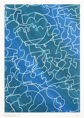 Lot 133 - Ben Eine (British b.1970), ‘Positive Circus Shadows’, 2012