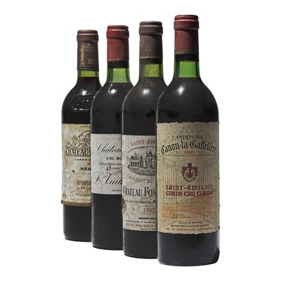 Lot 35 - 12 bottles Mixed 1982 Bordeaux