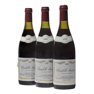Lot 107 - 12 bottles 1988 Chambolle-Musigny Confuron-Cotetidot