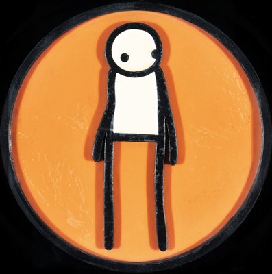 Lot 446 - Stik (British), 'Plaque (Orange)', 2011