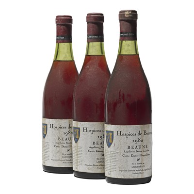 Lot 111 - 9 bottles 1982 Hospices de Beaune Beaune Cuvee Dames Hospitalieres