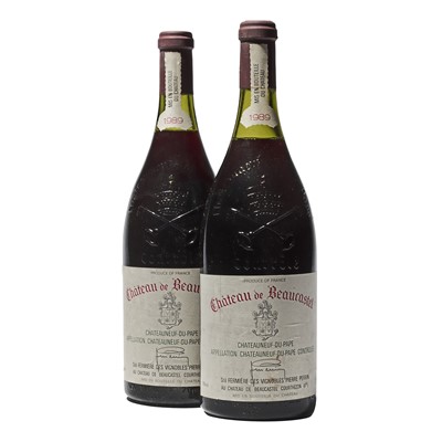 Lot 175 - 6 magnums 1989 Ch de Beaucastel