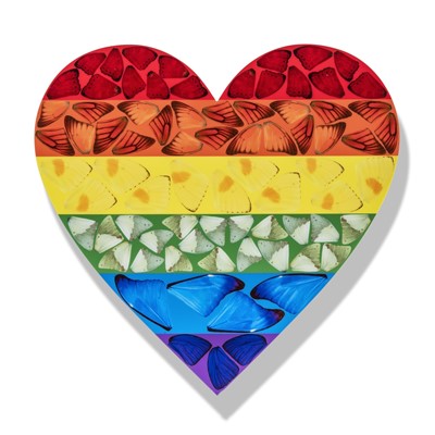 Lot 41 - Damien Hirst (British 1965-), 'Butterfly Heart (Small) H7-4', 2020