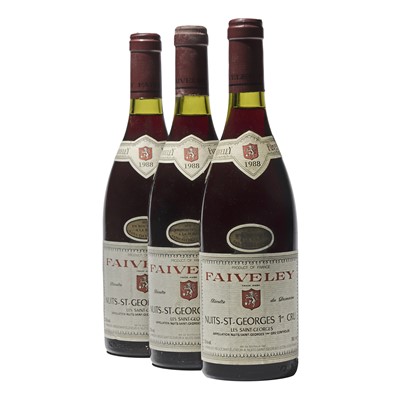 Lot 119 - 12 bottles 1988 Nuits-St.Georges Les St Georges Faiveley