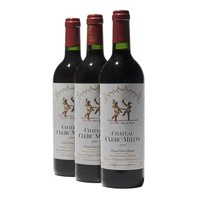 Lot 45 - 12 bottles 1996 Ch Clerc Milon