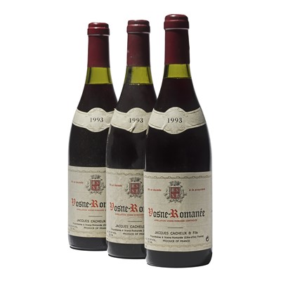 Lot 124 - 12 bottles 1993 Vosne-Romanee J Cacheux