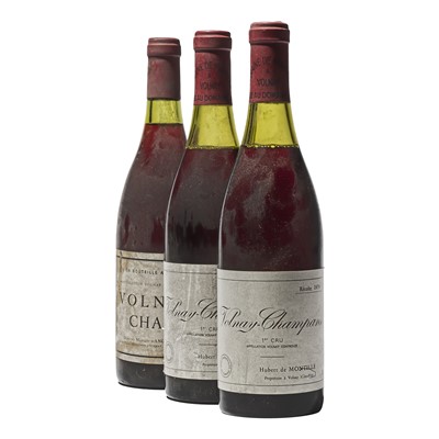 Lot 131 - 3 bottles Mixed Volnay Champans de Montille and Marquis d'Angerville