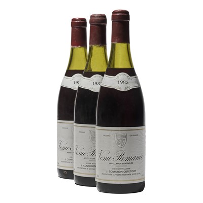 Lot 134 - 9 bottles 1985 Vosne-Romanee Confuron-Cotetidot