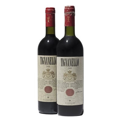 Lot 212 - 2 bottles 2000 Tignanello