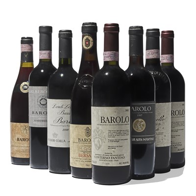 Lot 215 - 9 bottles Mixed Barolo