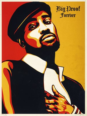Lot 225 - Shepard Fairey (American 1970-) 'Big Proof Forever', 2006