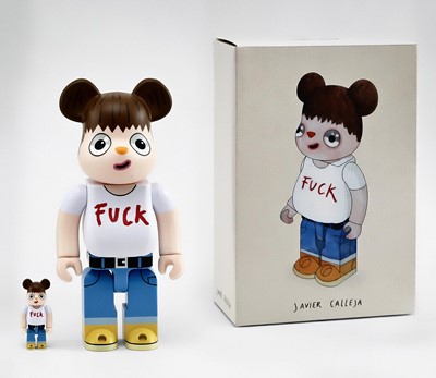 Lot 165 - Javier Calleja (Spanish 1971-), 'Fuck You Bearbrick 400% & 100%', 2018