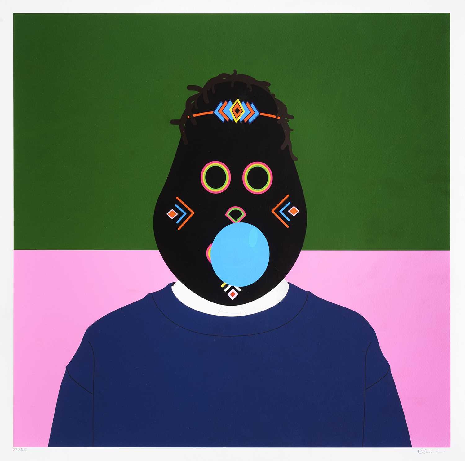 Lot 61 - Dennis Osadebe (Nigerian 1991-), 'Bubblegum', 2018