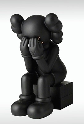 Lot 183 - Kaws (American 1974-), 'Passing Through (Black)', 2018