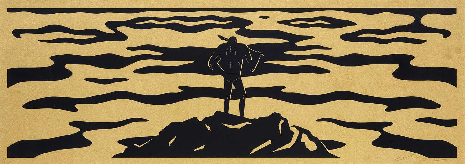 Lot 22 - Cleon Peterson (American 1973-), 'The Seeker (White)', 2022