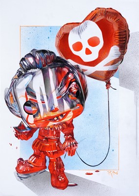 Lot 172 - Fanakapan (British), 'Loveable Hungry Clown'