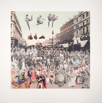 Lot 113 - Peter Blake (British 1932-), 'Regent Street - Dancing', 2012