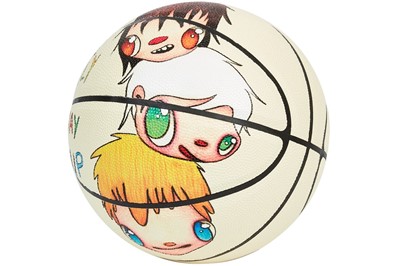 Lot 79 - Javier Calleja x Mira Mikati (Collaboration), 'Basketball (Cream)', 2021