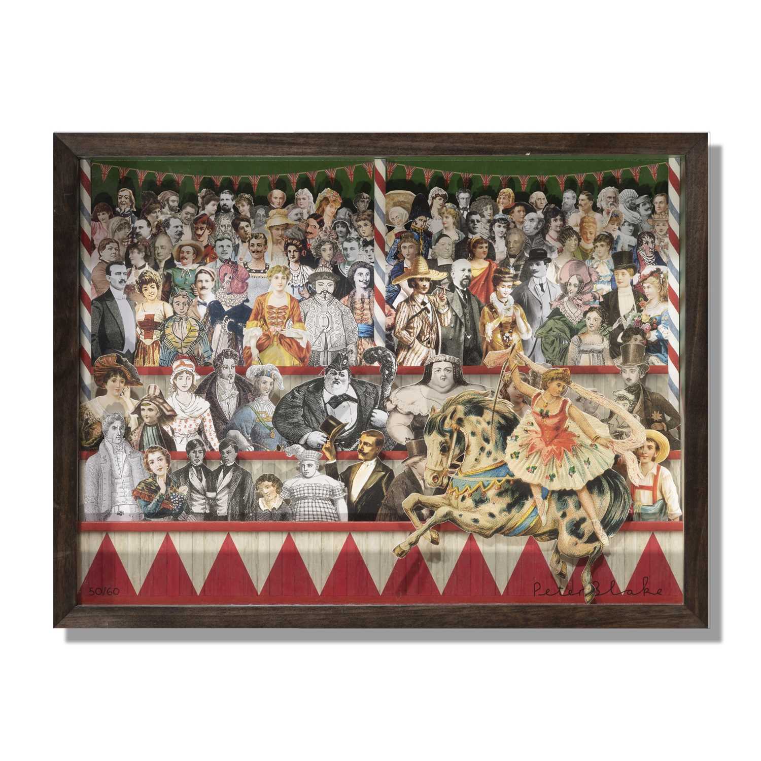 Lot 240 - Peter Blake (British 1932-), '3D Circus (Right)', 2013