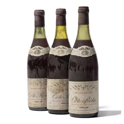 Lot 183 - 8 bottles 1976 Cote-Rotie Champet