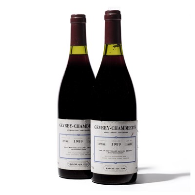 Lot 145 - 2 bottles 1989 Gevrey-Chambertin H Gauthey