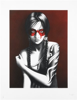 Lot 182 - Fin DAC (Irish), ‘Samurann (Red Etching)’, 2017
