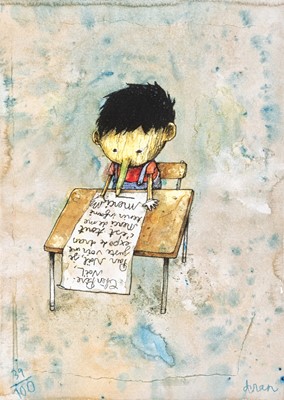 Lot 122 - Dran (French 1979-), 'Cher Pere Noel (Pinocchio)', 2018