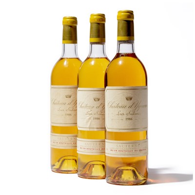 Lot 78 - 3 bottles 1986 Ch d'Yquem