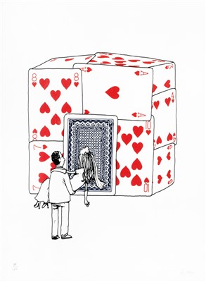 Lot 164 - Dran (French b.1979), ‘House Of Cards’, 2015