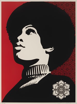 Lot 158 - Shepard Fairey (American 1970-), 'Panther Power', 2007