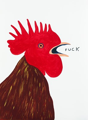 Lot 201 - David Shrigley (British 1968-), 'Fuck', 2021