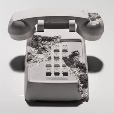 Lot 34 - Daniel Arsham (American 1980-), 'Telephone', Future Relic 05, 2016