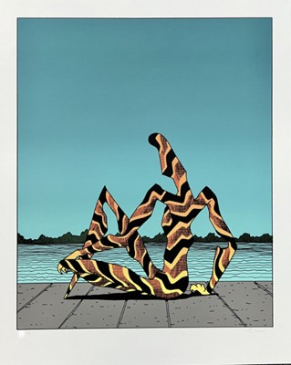 Lot 10 - Alejandro Cardenas (Chile 1977-), 'View Of Virginia Key', 2021