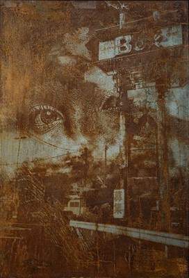 Lot 305 - Vhils (Portuguese 1987-), 'Tempo #07', 2015