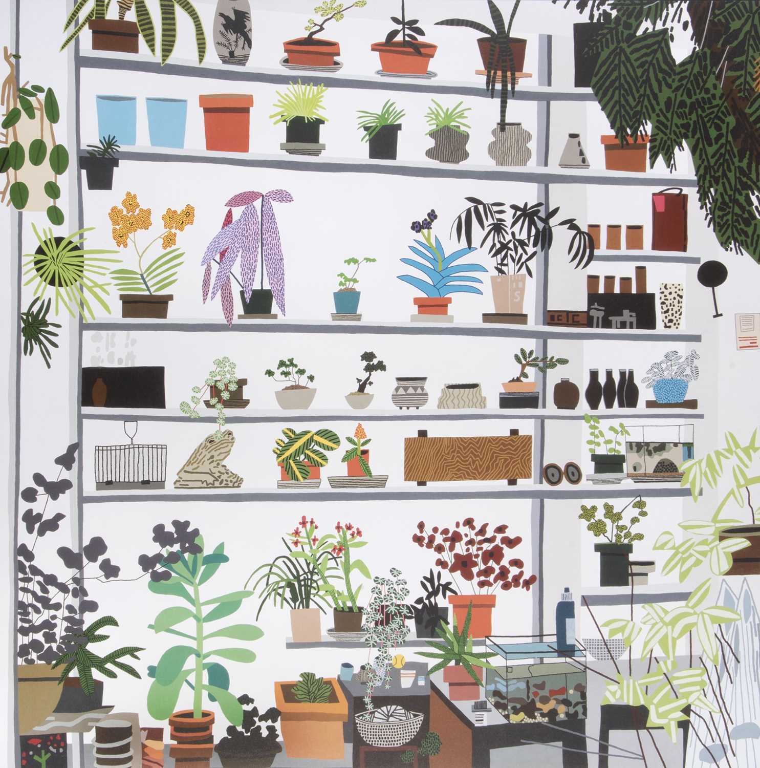Lot 88 - Jonas Wood (American 1977-), ‘Large Shelf Still Life Poster’, 2017
