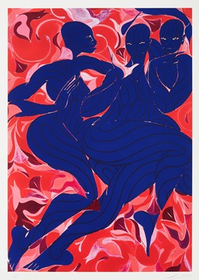 Lot 250 - Tunji Adeniyi-Jones (British 1992-), 'Violet Dance', 2021