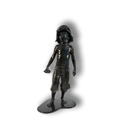 Lot 298 - Schoony (British 1974-), 'Boy Soldier (Black)', 2018