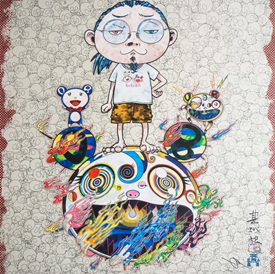 Lot 149 - Takashi Murakami (Japanese 1962-), 'Obliterate The Self And Even A Fire Is Cool', 2013