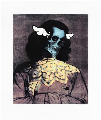 Lot 151 - D*Face (British b.1978), ‘Green Lady’, 2007