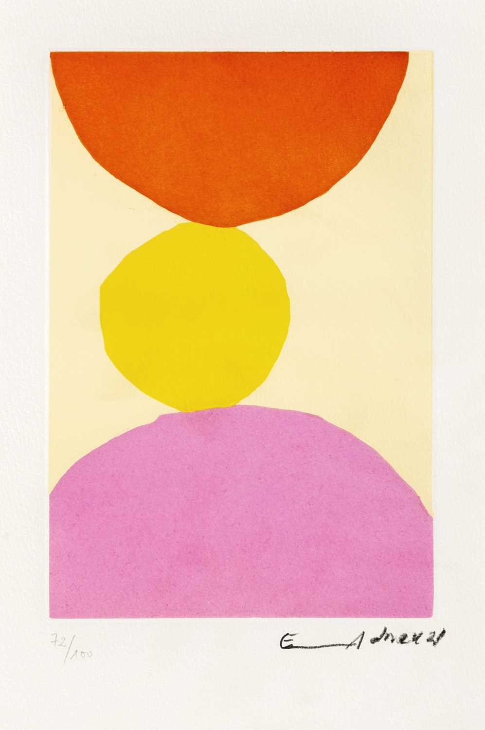 Lot 271 - Etel Adnan (Lebanese 1925-2021), 'L'Express Beyrouth-Enfer (Beirut-Hell Express)', 2021