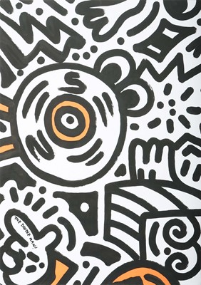 Lot 215 - Mr Doodle (British 1994-), 'Square from Acrylicize', 2017