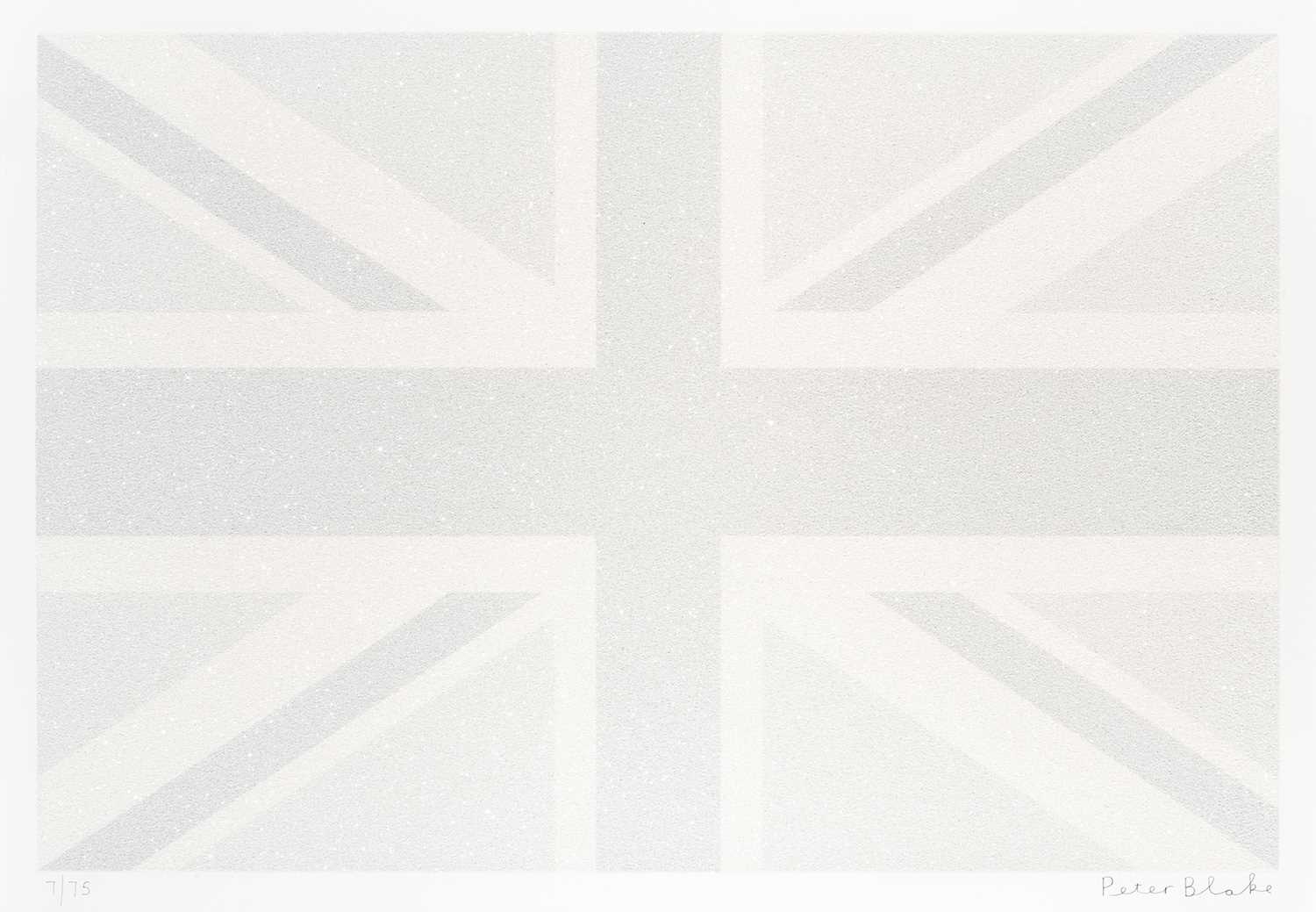 Lot 230 - Peter Blake (British b.1932), 'Union Flag (Greyscale)', 2016
