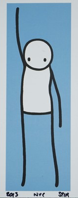 Lot 232 - Stik (British 1979-), 'Liberty (Blue Showcard)', 2013