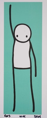 Lot 235 - Stik (British 1979-), 'Liberty (Teal Showcard)', 2013