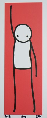 Lot 234 - Stik (British 1979-), 'Liberty (Red Showcard)', 2013
