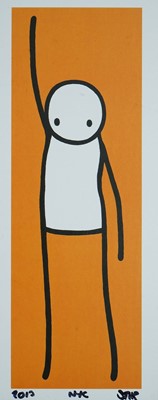 Lot 233 - Stik (British 1979-), 'Liberty (Orange Showcard)', 2013