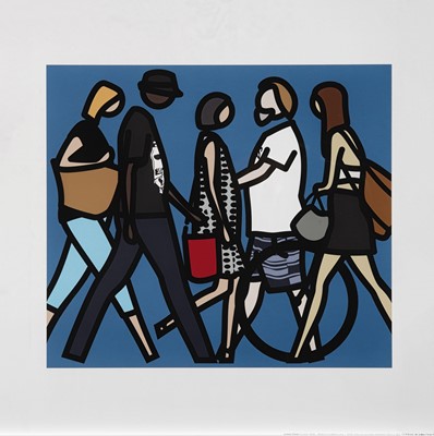 Lot 64 - Julian Opie (British 1958-), 'Walking In Melbourne 1', 2018